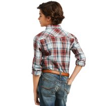 Ariat Hugh Retro Snap Shirt for Boys M