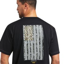 Ariat Rebar Workman Reflective Flag T-Shirt