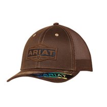 Ariat Vintage Logo Brown Ball Cap