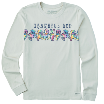Life is Good Tie Dye Grateful Dog T-Shirt