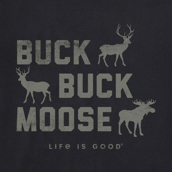 Life is Good Buck Buck Moose LS Crusher Tee XXL