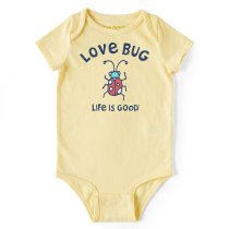 Life Is Good Baby Romper Love Bug Crusher