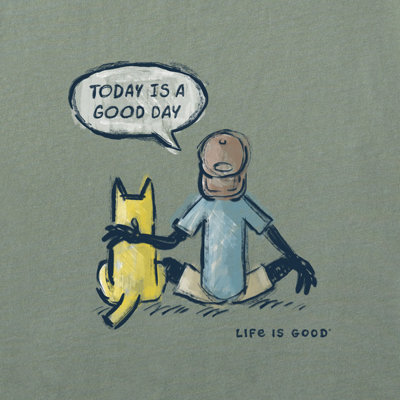 Life is Good Jake and Rocket Long Sleeve Crusher Tee
