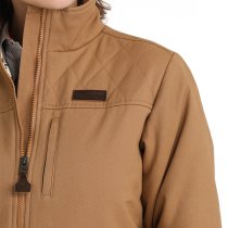 Cinch Canvas Bomber Jacket for Women