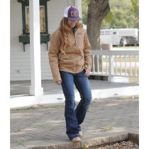 Cinch Canvas Bomber Jacket for Women