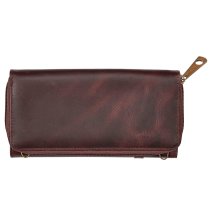 Snaffle Bit Leather Cross Body Wallet Bag