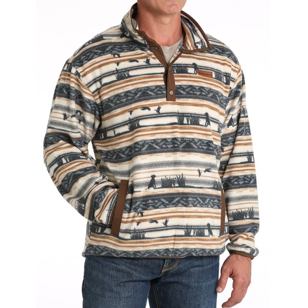 Cinch Polar Fleece Pullover for Men XL