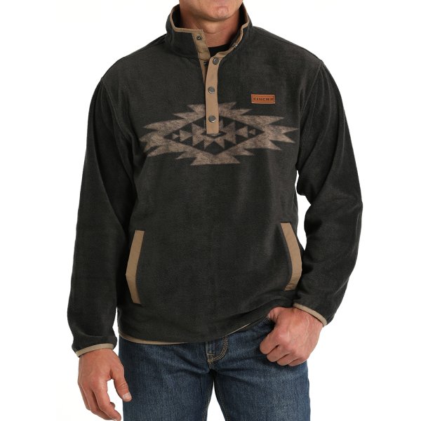 Cinch Printed Polar Fleece Pullover for Men