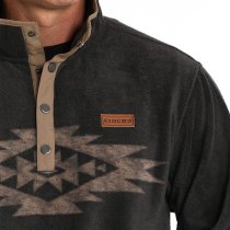 Cinch Printed Polar Fleece Pullover for Men