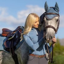 LeMieux Classic Ear Fly Bonnet - Ice Blue