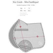 LeMieux Mini Suede Jump Square Pad