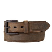 Ariat Distressed Inset Logo Belt for Men