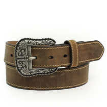 Ariat Heavy Stitched Edge Leather Belt