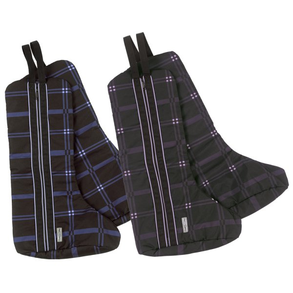 Chestnut Bay Tall Boot Bag - Plaid