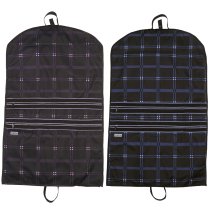 Chestnut Bay 3 Gusset Garment Bag - Plaid