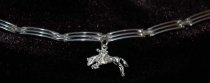 Jumping Horse Bracelet - Sterling