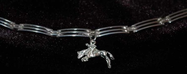 Jumping Horse Bracelet - Sterling