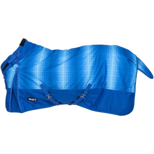 Tough1 1200D Chevron Print Turnout Blanket 250g with Snuggit