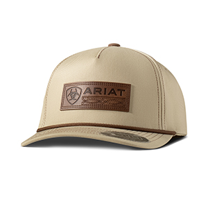 Ariat FlexFit 110 Faux Leather Patch SnapBack Ball Cap