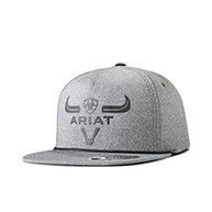 Ariat FlexFit 110 Cloth LongHorn Ball Cap