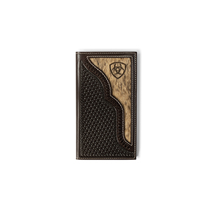 Ariat Mens Rodeo Wallet - Calf Half Overlay