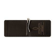 Ariat Bifold Money Clip Style Wallet - Calf Half Overlay