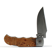 Ariat Folding Smooth Brown Knife