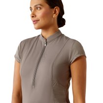Ariat Breathe 1/4 Zip Shot Sleeve Baselayer Shirt