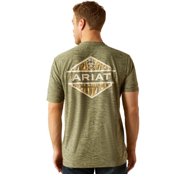 Ariat Charger Bark Camo T-Shirt for Men