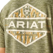 Ariat Charger Bark Camo T-Shirt for Men