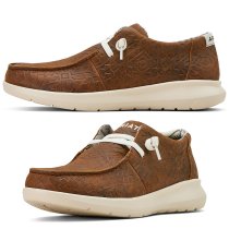 Ariat Hilo Shoes for Men - Mahogany Blanket Emboss
