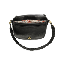 Joy Susan Annie Whipstitch Saddle Convertible/ Crossbody