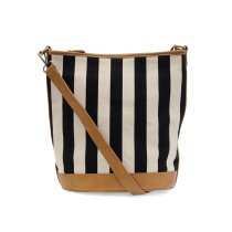 Joy Susan Canvas Bucket Bag - Awning Stripe