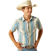 Ariat Hilton Retro Short Sleeve Snap Shirt XXL