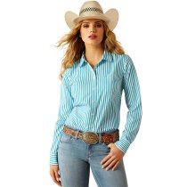 Ariat Kirby Pro Shirt for Women -Peacock Stripe L