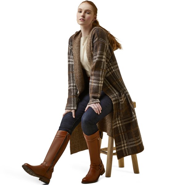 Ariat Saratoga Long Cardigan Sweater for Women M