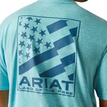 Ariat Diagonal Flag Charger T-Shirt for Men