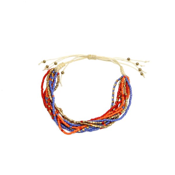 Ten Row Beaded Bracelet