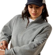 Ariat Foundation Logo Half Zip Sweatshirt for Women