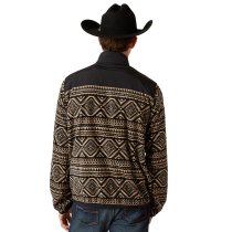 Ariat Men's Basis Fleece Sweater with Southwest Print