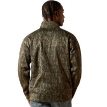 Ariat Caldwell Logo 1/4 Zip Sweater - Camo Print