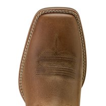 Ariat Sport Steer Skull Wide Square Toe Cowboy Boots