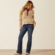 Ariat Berber Pullover Snap Front Sweatshirt
