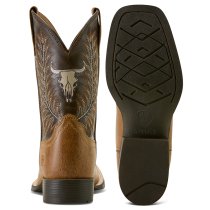 Ariat Stampede Wide Square Toe Western Boots for Kids