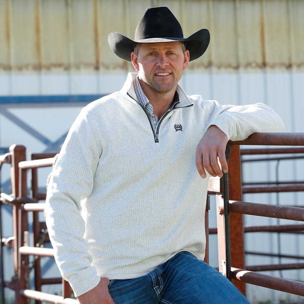 Cinch 1/4 Zip Pullover Sweater for Men