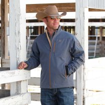 Men’s outerwear from Ariat, Cinch & Outback Trading — softshell jackets, vests & winter coats.