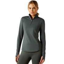 Ariat Gridwork 1/4 Zip LS Baselayer Shirt for Women M