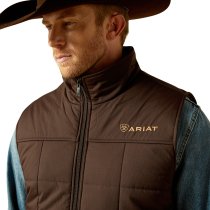 Men’s outerwear from Ariat, Cinch & Outback Trading — softshell jackets, vests & winter coats.