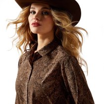 Ariat Homestyle Snake Print Shirt for Women