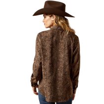 Ariat Homestyle Snake Print Shirt for Women